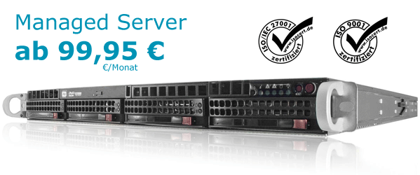 Managed Server ab 99,95 Euro